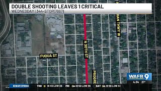 Double shooting leaves 1 in critical condition