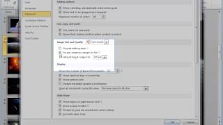 Reduce Powerpoint 2010 File Size