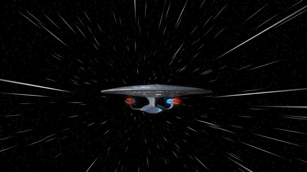 star trek enterprise warp speed