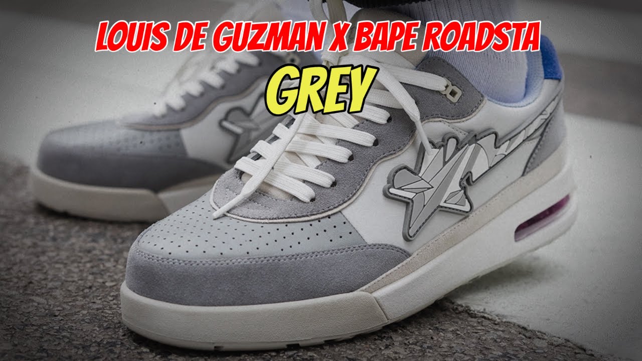Louis De Guzman x BAPE ROADSTA Grey