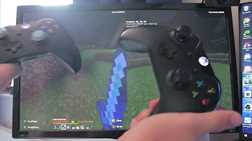 Wie kann man zu zweit Minecraft auf der Xbox spielen?