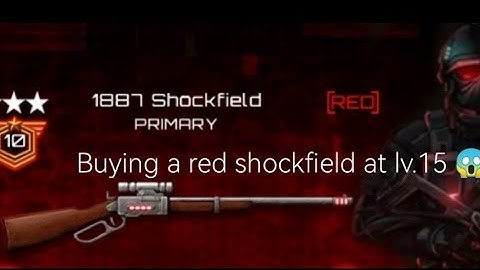 Purchased Red Shockfield at Level 15 ! 😱