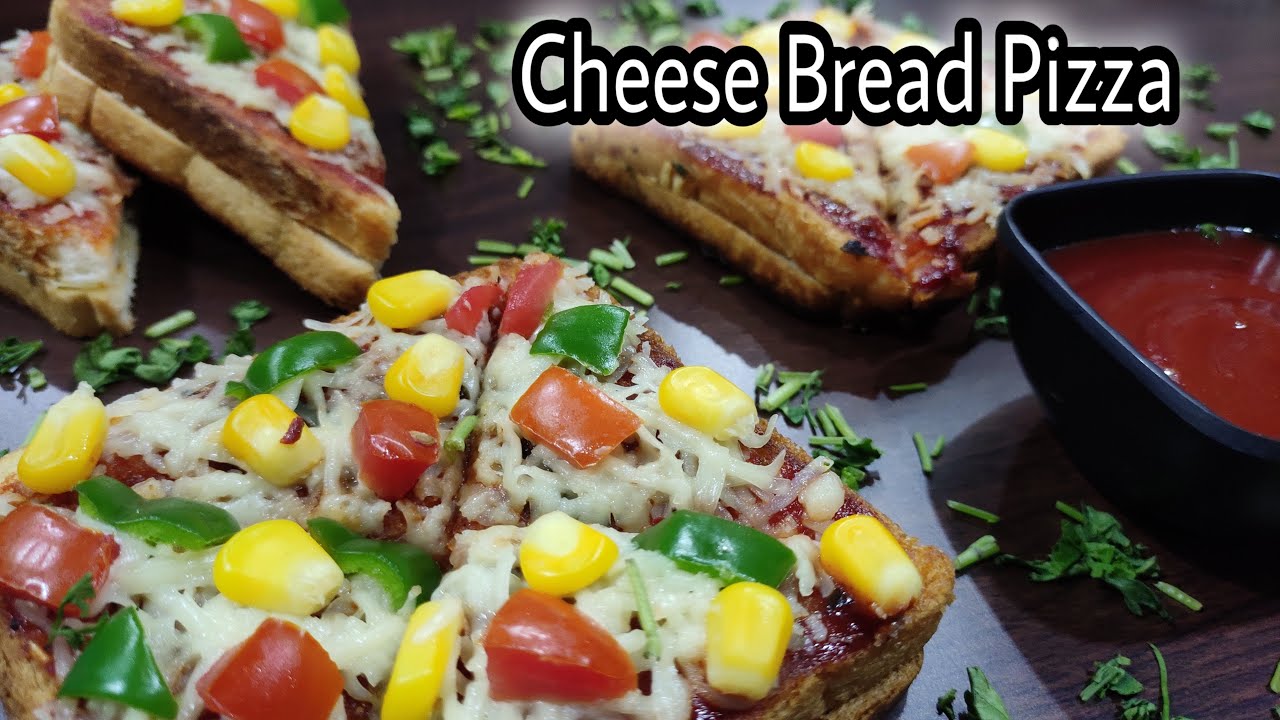Cheese Bread Pizza Without Oven Cheese Bread Pizza Instant Cheese