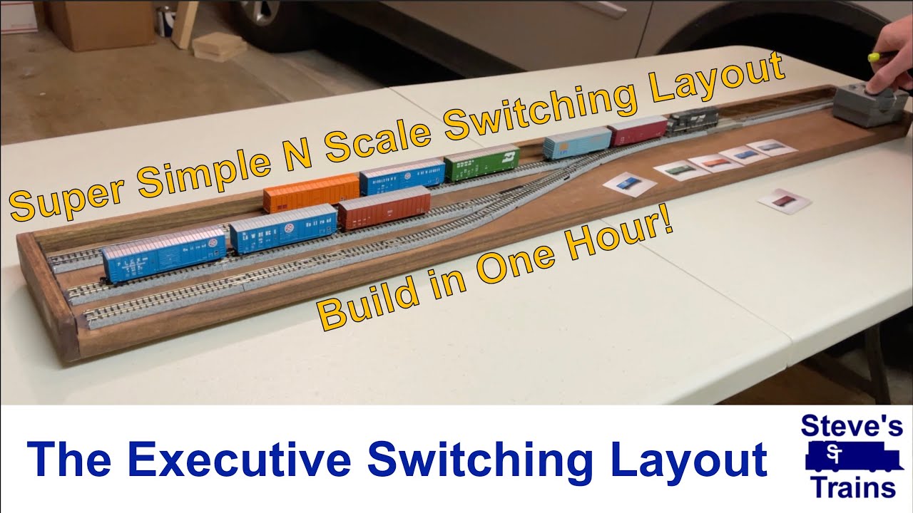 Super Simple N Scale Switching Layout Youtube