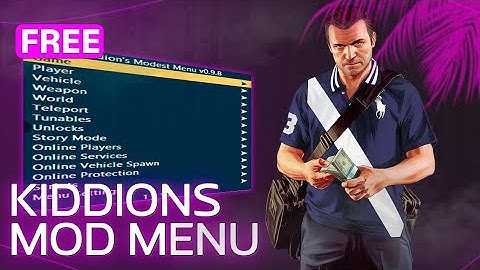 GTA 5 Mod Menu PC (2025) / Free Kiddions Cheat, Money Hack & Online Mods | Undetected Download Tutor