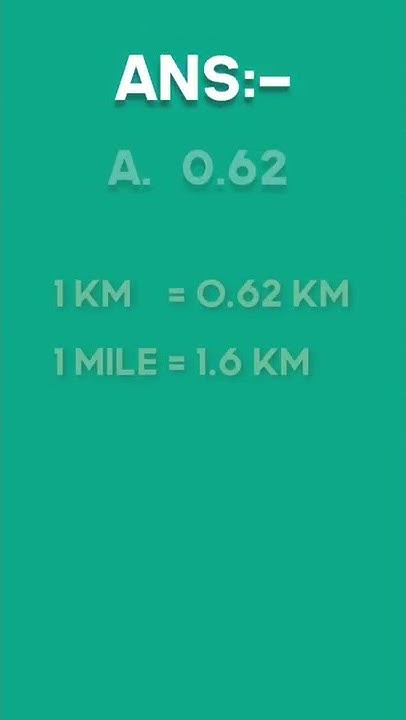 1 Kilometer Is Equal To How Many Miles Quiz Series Q24 YouTube 1-kilometer-is-equal-to-how-many-miles-quiz-series-q24-youtube