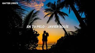 Video thumbnail of "En Tu Pelo - Javier Solís Letra"