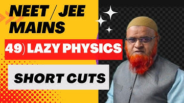 49) Lazy physics short cut solution series | Units and dimensions | #shorts