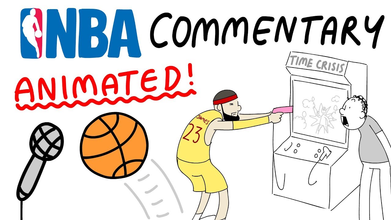 Crazy Nba Commentary Animated Part 1 Youtube