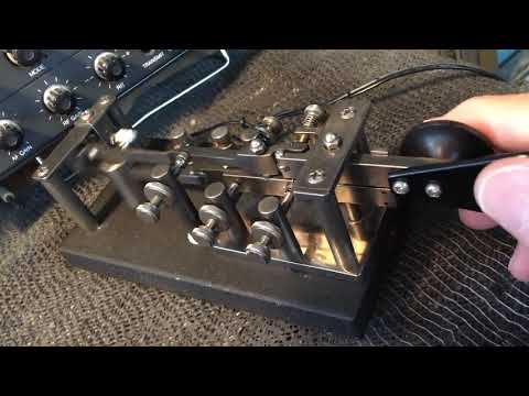 単接点バグキー（Single point bug key）自作品（Reproduced the Vibroplex Model X )