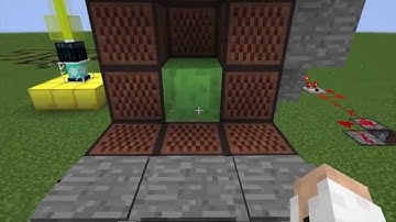 Minecraft: slime block elevator - Redstone tutorial - EP01