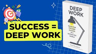 How to Find Success in a Distracted World | DEEP WORK by Cal Newport Audio Book Summary in Hindi