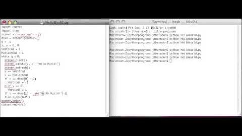 Python Curses Tutorial 5: More animation