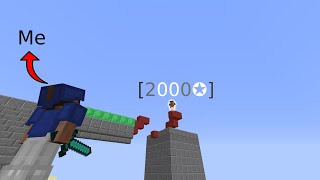 Beating a 2000 STAR in Hypixel Solo Bedwars