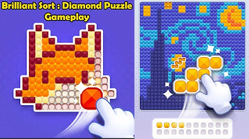 Brilliant Sort : Diamond Puzzle Game Gameplay