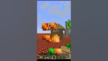 Minecraft but the entire world is? Magma Block #minecraft #shorts #wexu