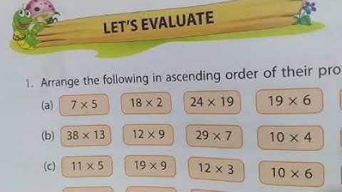 Viva Start up maths Solution class 3 Chap 5 Let