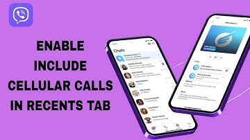 How To Enable Include Cellular Calls In Recents Tab On Viber App | Step By Step