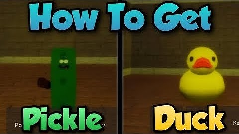 How to get "Pickle" And "Duck Badge! | Piggy RP [W.I.P] | Roblox