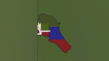 Huge scale Dagestan #russia #shorts #map #flags