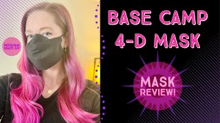 BASE CAMP 4-D COTTON FACE MASK REVIEW - The best fitting most breathable face mask I have tried!