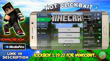 Toolbox 1.19.22 | Toolbox for Minecraft Pe 1.19.22 | Toolbox for Mcpe | sign fix , mediafire link