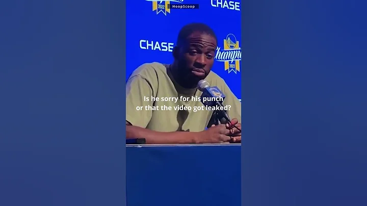 Draymond Green Apology - What do you think? #draymondgreen #jordanpoole