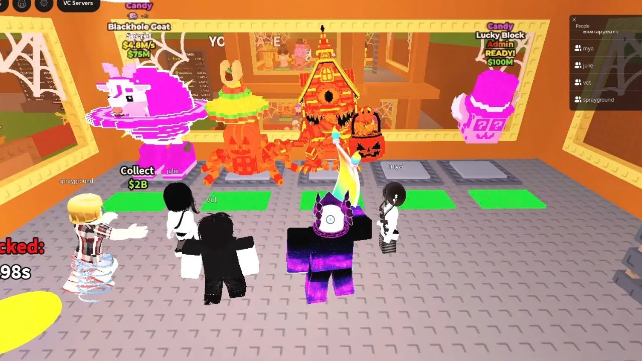 Мы открыли 50 удачных блоков после злоупотребления администратором в игре Steal a Brainrot