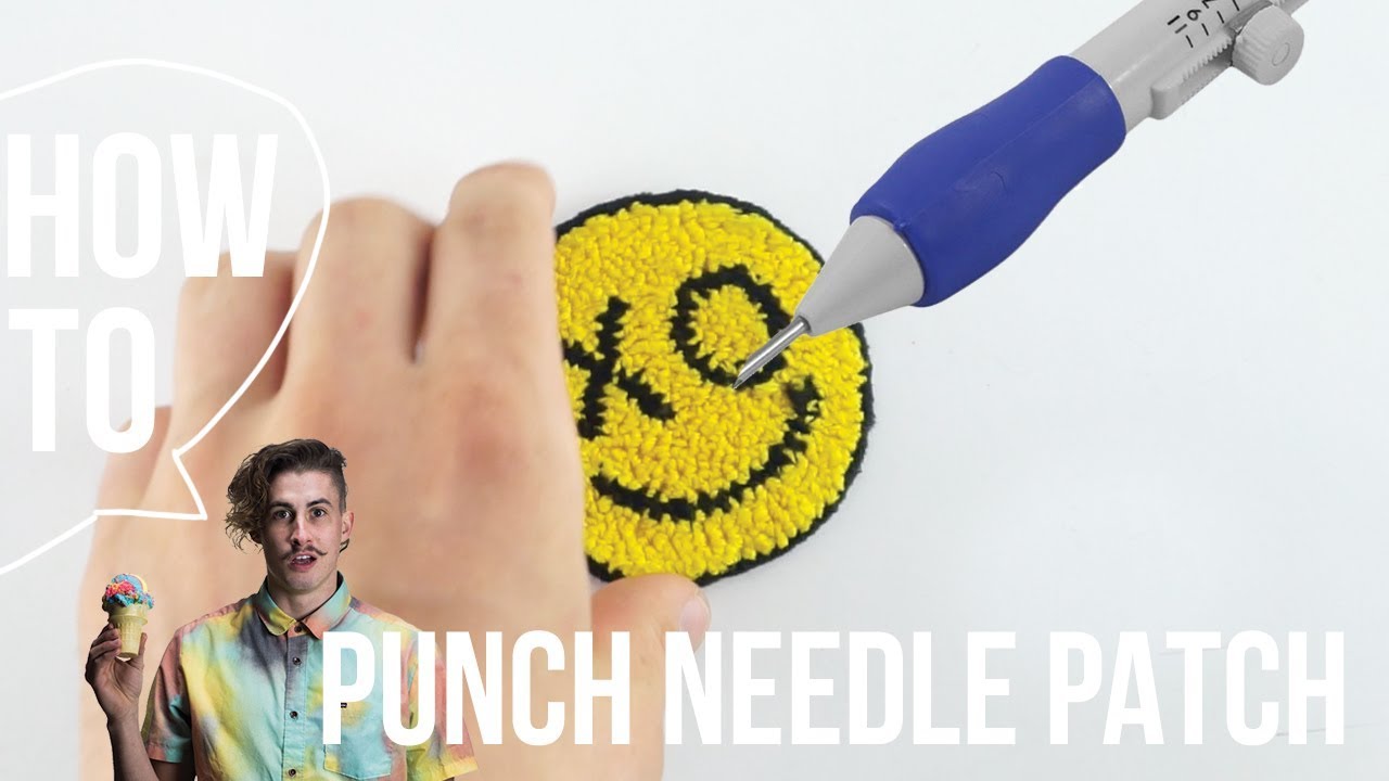 DIY Punch Needle Patches with FREE Patterns - Something Turquoise