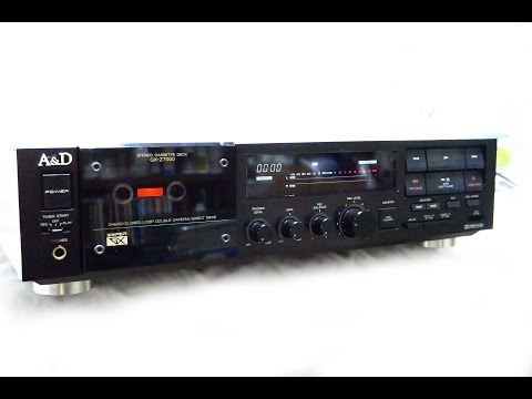 A&D GX Z7000 Play動作せず、カセットデッキ - YouTube
