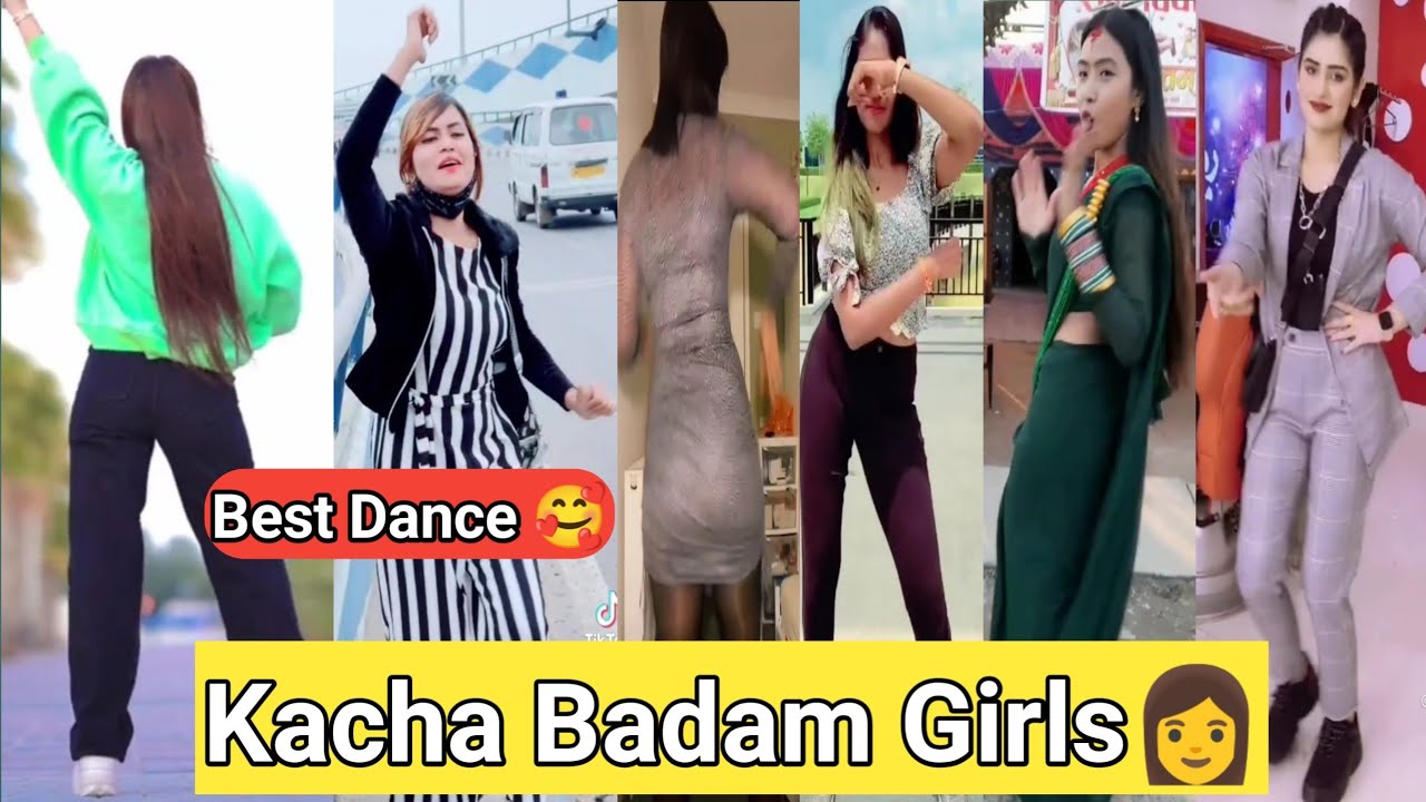 Kacha Badam Girls Best💋 Dance 🥰 Trend Tiktok Girls India and