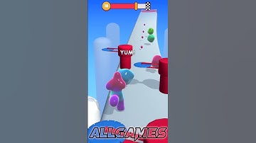 Blob Runner 3D LVL 11 to LVL 20 Part 2 Gameplay FUN GAME #shorts #blobrunner3d #fungames #viralvideo