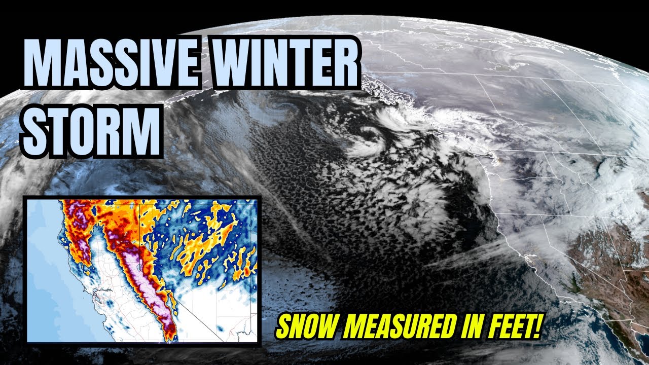 Massive winter storm slams the west - YouTube