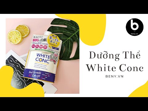 Video Review Chi Tiết Dưỡng Thể Trắng Da White Conc - youtube
