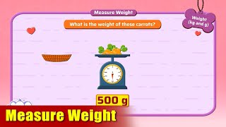 G3 - Module 18 - Exercise 1 - Measure Weight | Appu Series | Grade 3 Math Learning