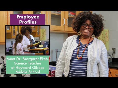 Employee Profiles: Dr. Margaret Ekeh, Science Teacher at Heyward Gibbes Middle School