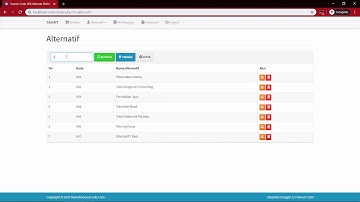 Source Code SPK Metode SMART PHP