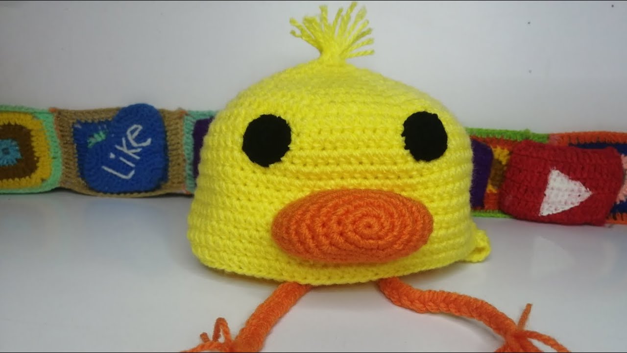 🐥Gorro Patito Tejido a Crochet Muy Fácil 🐥