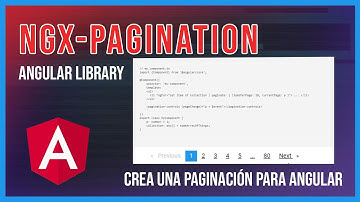 Como crear paginación en Angular con ngx-pagination - Libreria