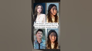 cantik banget eleeya anak Celine dengan Dirly idol #shortvideo #shorts