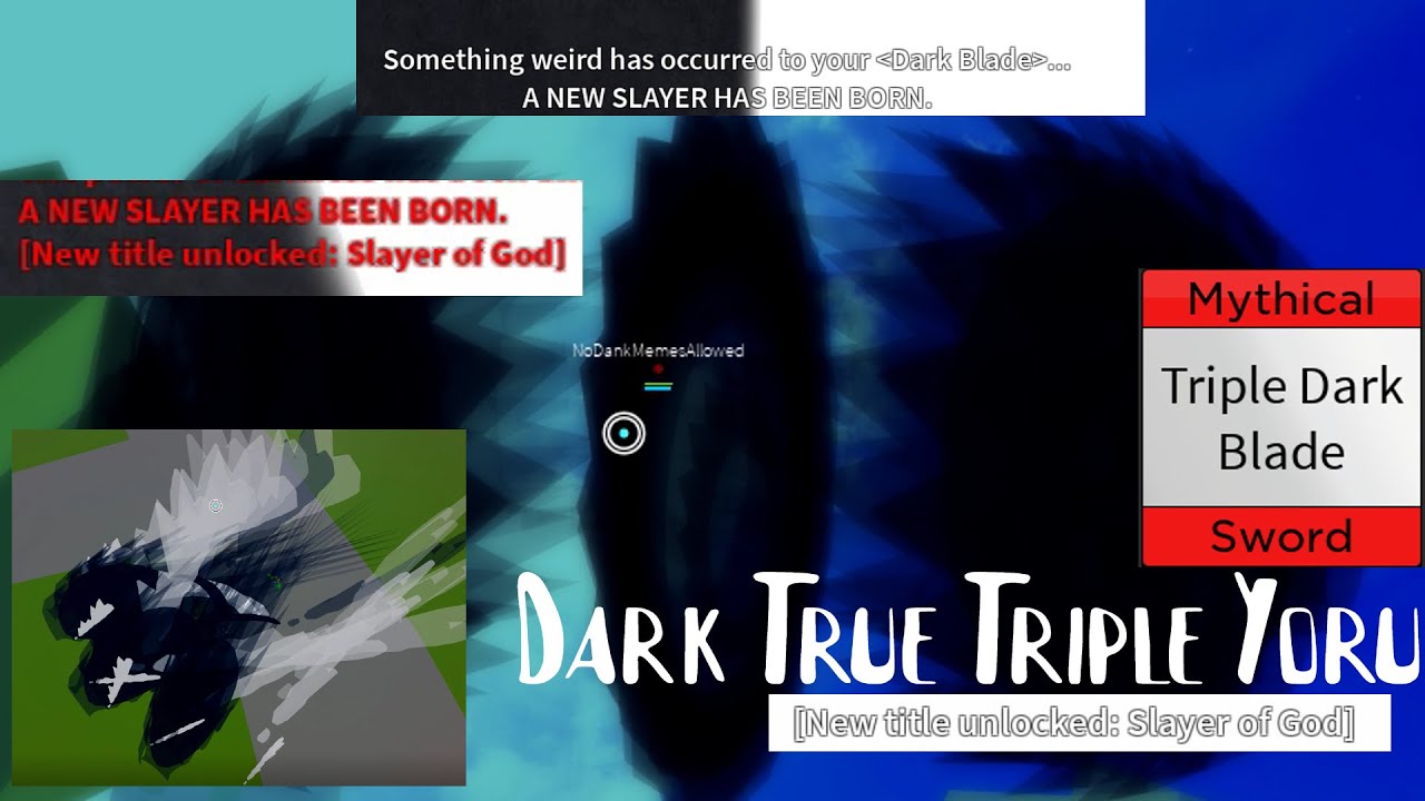 Noob Unlocks DarkBlade V3 Slayer of God in Bloxfruits 