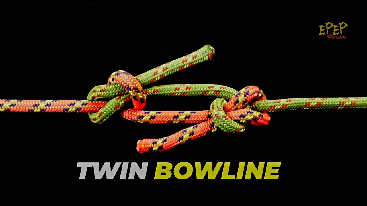 Cara Membuat Simpul Kembar Twin Bowline Knot YouTube