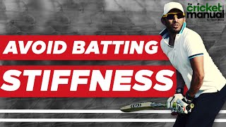 Relaxed body when batting in cricket | Avoid Batting stiffness | screenshot 5