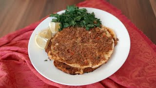 Tavada enfes lahmacun tarifi #Hanımeli