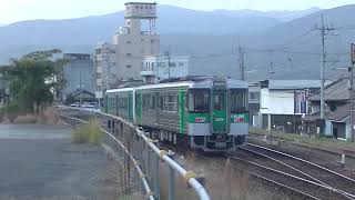 徳島線 下り 普通列車（2両編成） 1500型+1200型気動車 JR四国 徳島運転所 徳トク 1501+1232 穴吹 01293