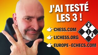 Je teste le classement ELO de Chess.com, Lichess et Europe échecs screenshot 5