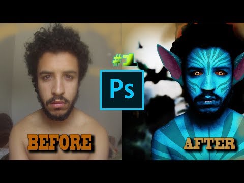 Photoshop Tutorial - How to make your face into avatar