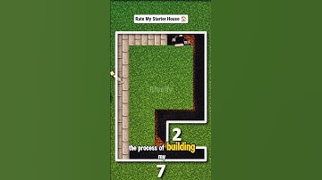 My First Starter House… 😳 #minecraft #america