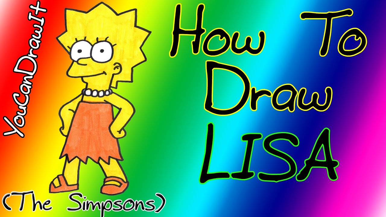 How To Draw Lisa from The Simpsons YouCanDrawIt ツ 1080p HD - YouTube