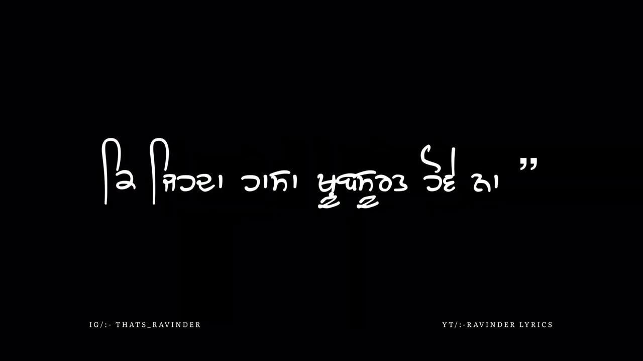 New punjabi status black background WhatsApp status YouTube